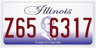 IL license plate Z656317