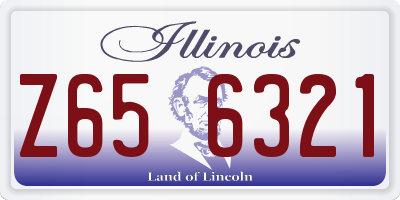 IL license plate Z656321