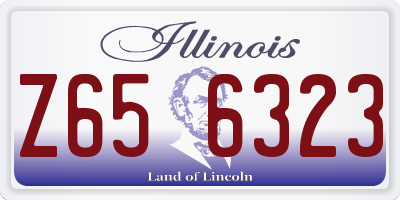 IL license plate Z656323