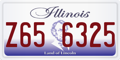 IL license plate Z656325