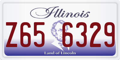 IL license plate Z656329