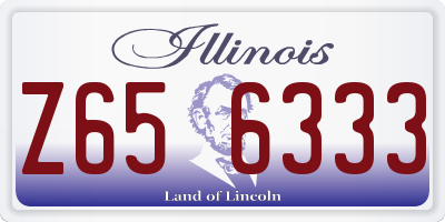 IL license plate Z656333