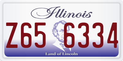 IL license plate Z656334