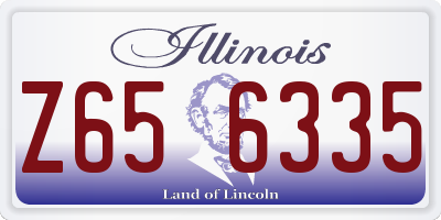 IL license plate Z656335