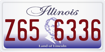 IL license plate Z656336