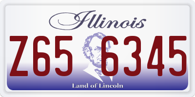 IL license plate Z656345