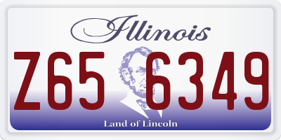 IL license plate Z656349