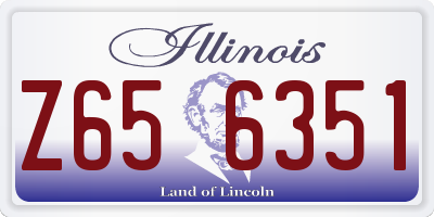 IL license plate Z656351