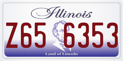 IL license plate Z656353