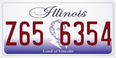 IL license plate Z656354