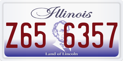IL license plate Z656357