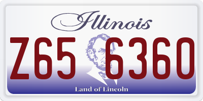 IL license plate Z656360
