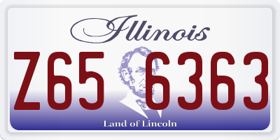 IL license plate Z656363