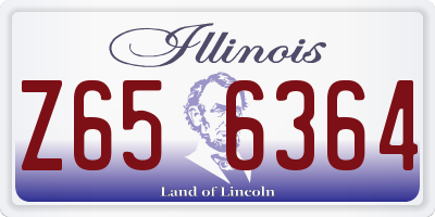IL license plate Z656364