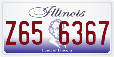 IL license plate Z656367