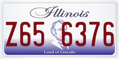 IL license plate Z656376
