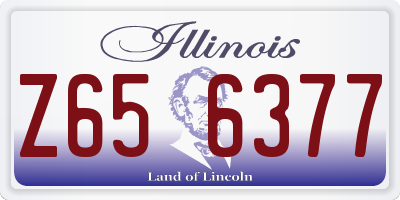 IL license plate Z656377