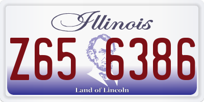 IL license plate Z656386