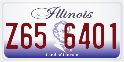 IL license plate Z656401