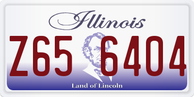 IL license plate Z656404
