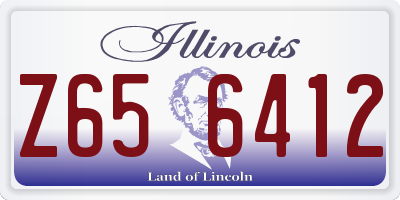 IL license plate Z656412