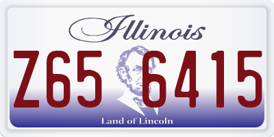 IL license plate Z656415