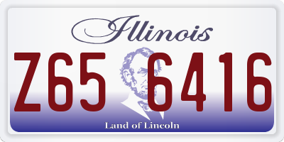 IL license plate Z656416