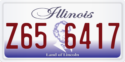 IL license plate Z656417