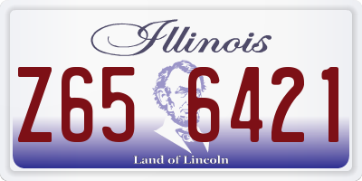IL license plate Z656421