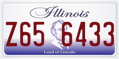 IL license plate Z656433