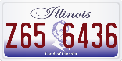 IL license plate Z656436