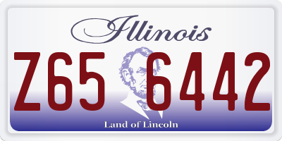 IL license plate Z656442