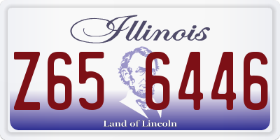IL license plate Z656446