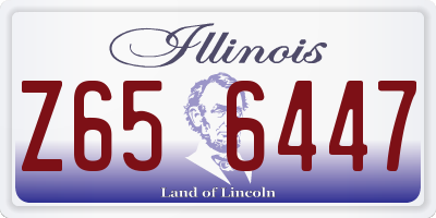IL license plate Z656447