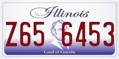 IL license plate Z656453