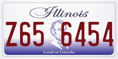 IL license plate Z656454