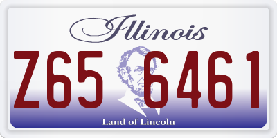 IL license plate Z656461