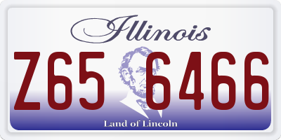 IL license plate Z656466