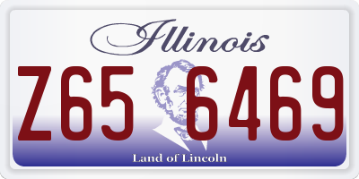 IL license plate Z656469