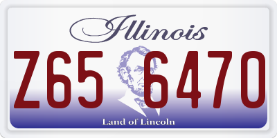 IL license plate Z656470