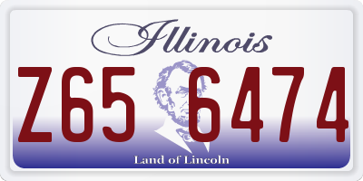 IL license plate Z656474