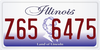 IL license plate Z656475
