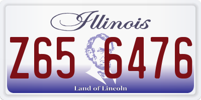 IL license plate Z656476