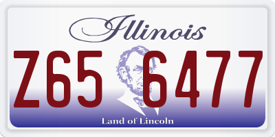 IL license plate Z656477