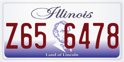 IL license plate Z656478