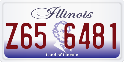 IL license plate Z656481
