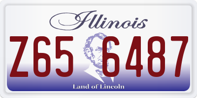 IL license plate Z656487