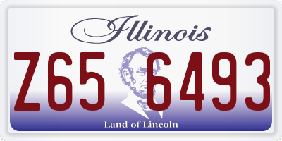 IL license plate Z656493