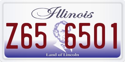 IL license plate Z656501