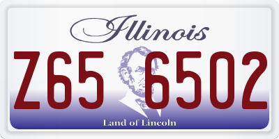 IL license plate Z656502